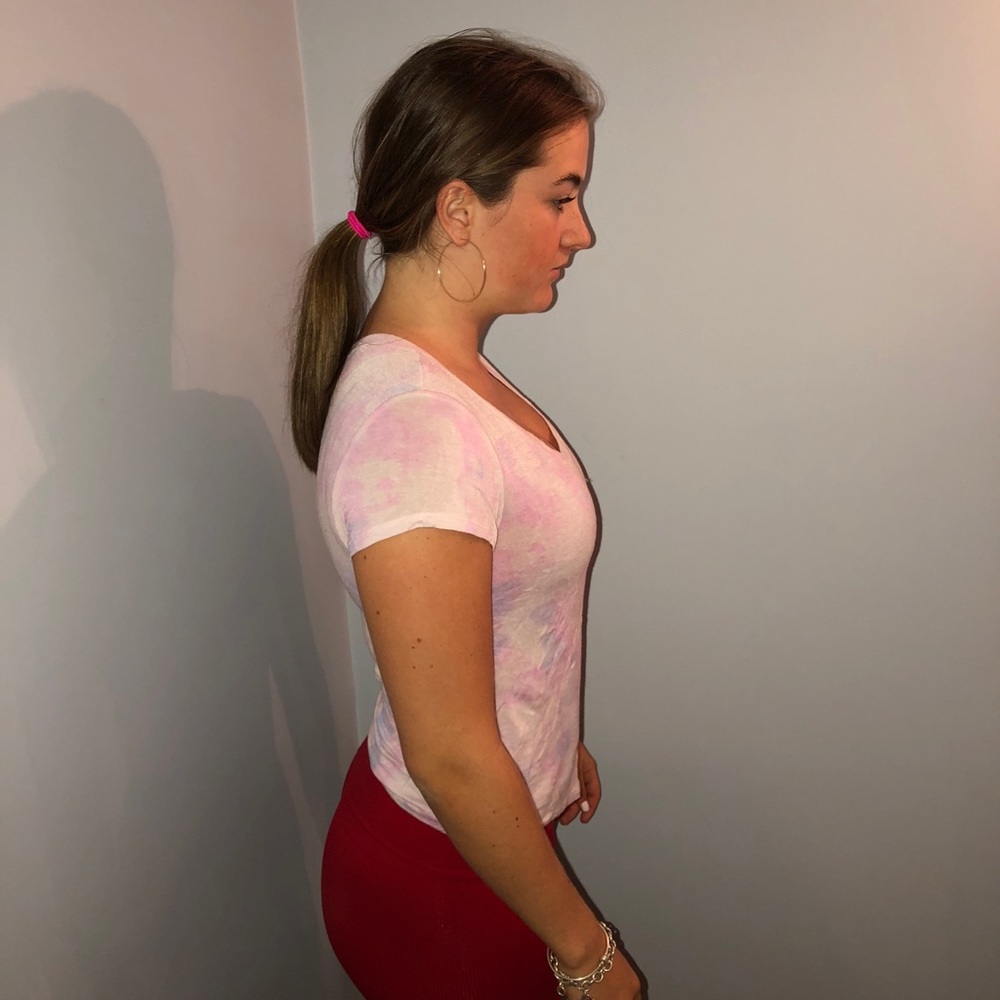 Pink/purple tie dye PacSun top (ME TO WE)